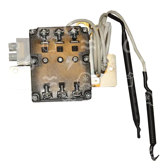 termostat topné jednotky Dražice, KDT 7706, 3x400V, 20A, krátká hřídelka